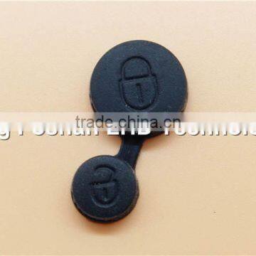 High quality rubber pad for Citroen Peugeot 2 button remote silicone rubber button pad