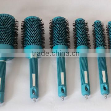 professional round ionic ceramic hair brush