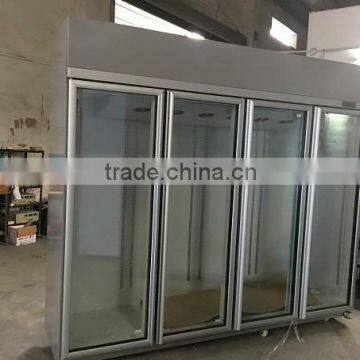New Type Luxury Aluminum 4-door Glass Door Fridge photo-6