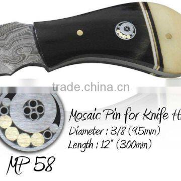 Mosaic Pins for Knife Handles MP 58 (3/8") 9.5mm