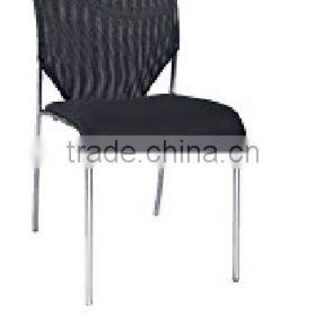 Concise design black mesh dining room chair HE-91