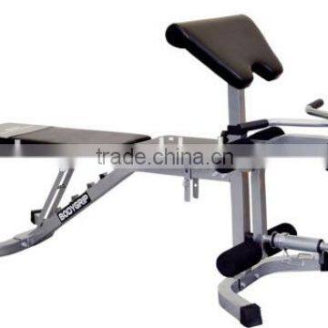 Heavy Duty FID Utility Weight Bench With Preacher Pad & Leg Attachment