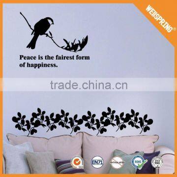 Alibaba china popular wholesale 3d cheap flocking wall sticker