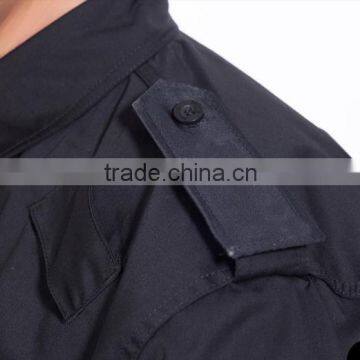 Custom Short / Long Sleeve Black Wearproof Security Guards Uniform photo-5