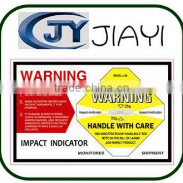 New Shockwatch Label Shipping And Storage Impact Indicator Shock Sensor