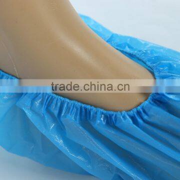 Outdoor Waterproof Blue CPE Disposable Shoe Covers photo-4