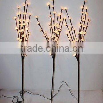 led christmas twig trees