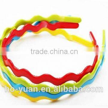 Men Women Unisex colorful Wavy Hair Head Hoop Band Sport Headband Hairband Jewelry
