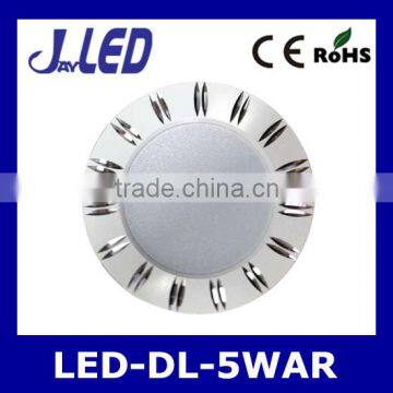 Aluminum led recessed downlight light for housing 5w