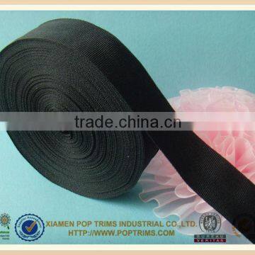 solid black grosgrain ribbon