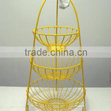 Metal Round Base Wire Baskets fruit Basket