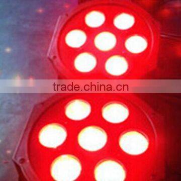 7pcs*3w RGBW LED Flat Par Light LED Wash Effect Indoor Stage Lighting photo-6