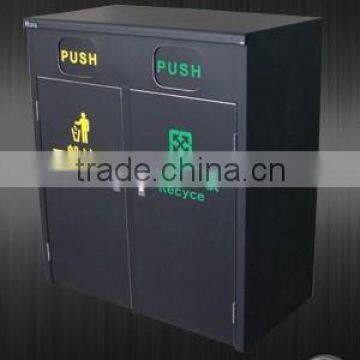 Hotel Lobby Stainless Steel Table Outdoor Iron Trash Can Holder photo-2