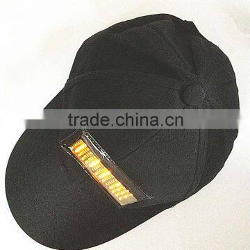 2015 New Fashion Digital Scrolling Message Digital Christmas Hats With Led Light
