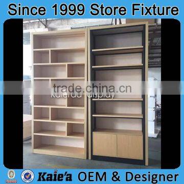 Custom food display rack wood display rack shop for sale