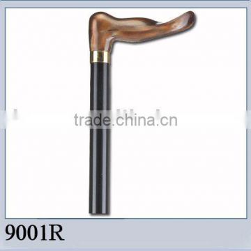 ACRYL HANDLE WOODEN WALKING STICK