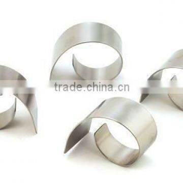 stainless steel cheap napkin rings