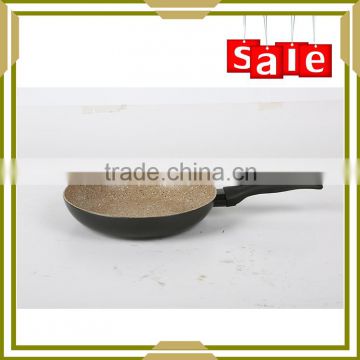 black coating pressed aluminium non stick fry pan