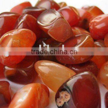 Natural Red Aagte Crystal Tumbled Stone