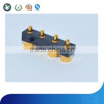 Spring Loaded 4 pin Pogo Pin Battery Connector