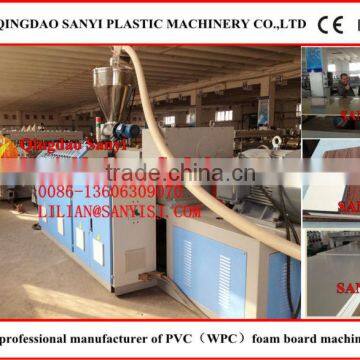 PVC cabinet sheet making machine (SJSZ80/156)