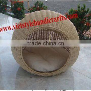 Poly rattan cat bed, cat house, cat cage - website: Ms.RICO.VietStyle