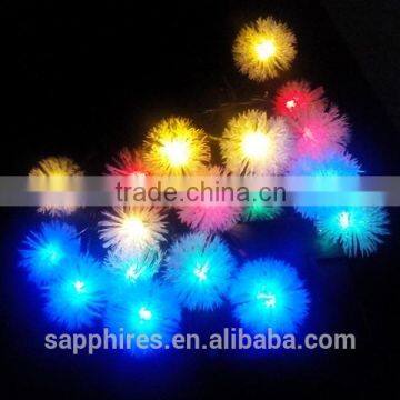 20L White Led Outdoor Decorating Lights, With Snow Shape Led String Lights