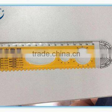 2015 Wholesale Cheap School Plastic Ruler high quality soft plastic rule with logo printing