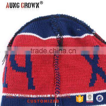 Custom Knit Snow Beanie/acrylic Knit Beanie/100 Acrylic Jacquard Beanie photo-6