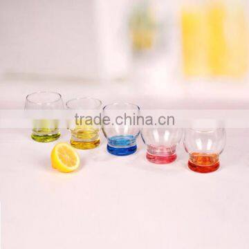 new design 5pcs glass cup set for beer