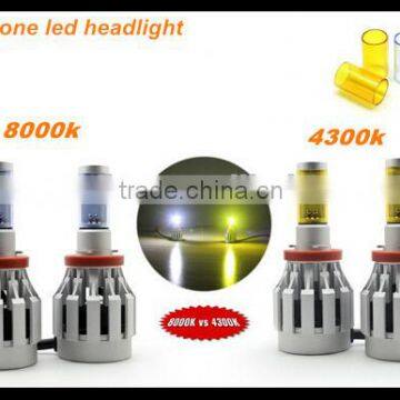 60w H4 H7 H8 H11 H16 9005 9006 H10 P13W car all in one led headlight