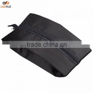 Luckiplus Portable Waterproof Nylon Travel Shoe Bags Black photo-5