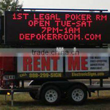 Australian standard solar traffic LED trailer signs VMS