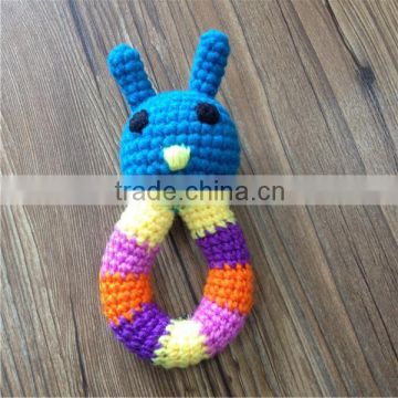 Newborn gift Crochet baby rattle