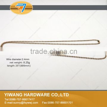 High Quality Electroplating Metal Bead Chain