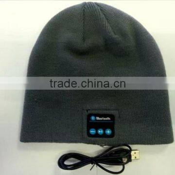 Wholesale Bluetooth Beanie Hat with built in Stereo headphones and Mic