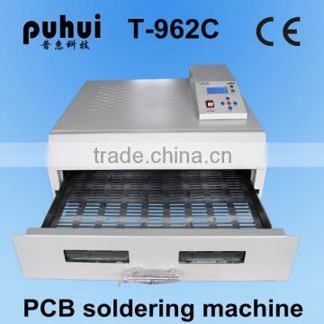 t962c reflow oven machine,smd solder oven,smt desktop reflow oven,puhui t962c,mini wave soldering machine,taian