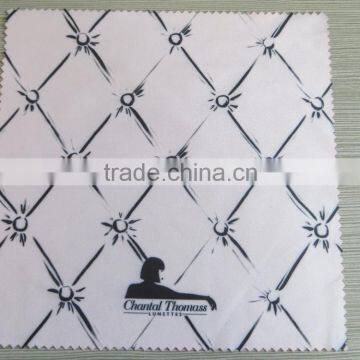 silk screen printing microfiber cleaning cloth personalized design