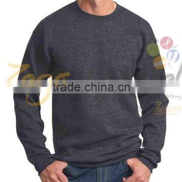 Zegaapparel wide collar scoop neck pullover sweatshirt without hoodie