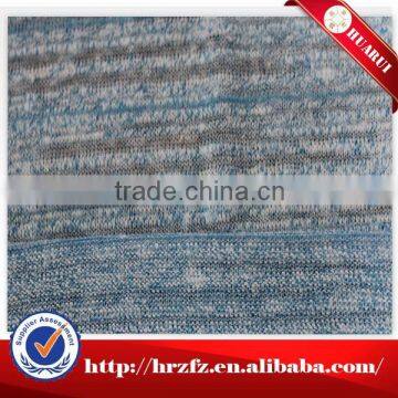 45%cotton,38%polyester,17%rayon soft and pretty slub single jersey fabric