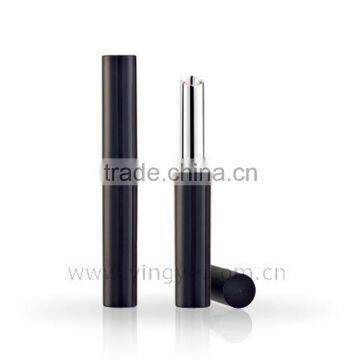 Pure black empty custom lipstick tube