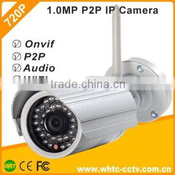 720p Audio Intercom IR Outdoor P2P WiFi IP Camera