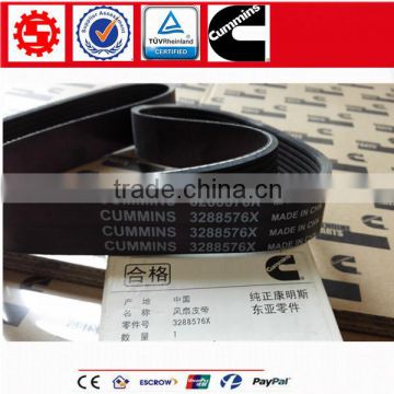 Hot sale China Cummins diesel engine parts ISM11/QSM11 engine generator fan belt 3288576