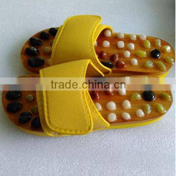 Jade Pebble Stone Foot Massager Shoes