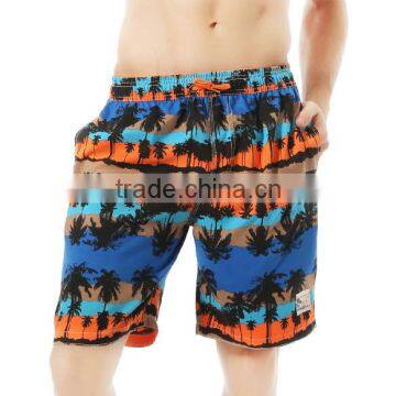 sublimation printed beach shorts board shorts for men polyester swimwear & underwear good price on sale