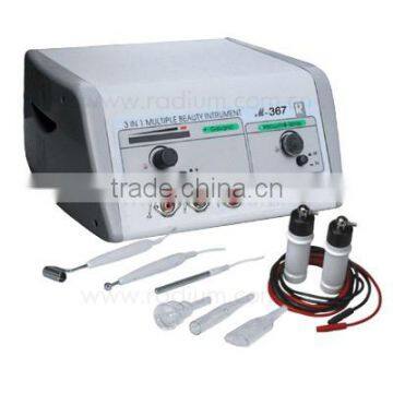 M-367 vacuum & spray facial machine galvanic current device 3 in 1 beauty instrument