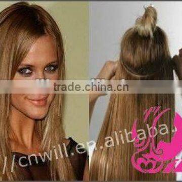 Brazilian Hair Wholesale White Hair Clip In Hair Extension Grade AAA Color Blonde Human Hair Remy Clip In Hair Extensions photo-4
