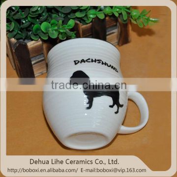 2014 hot selling ceramic animal mugs for kids