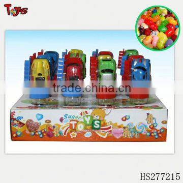 Plastic car candy toys china