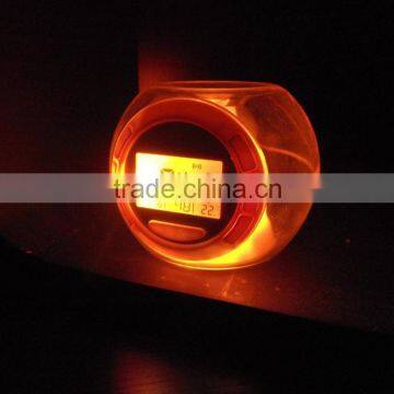 7colour Changing Light Nature Sound Alarm Clock,table Alarm Clock,digital Clock photo-3